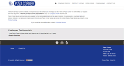 Desktop Screenshot of pizzacorner.net