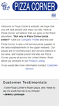 Mobile Screenshot of pizzacorner.net