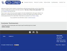 Tablet Screenshot of pizzacorner.net